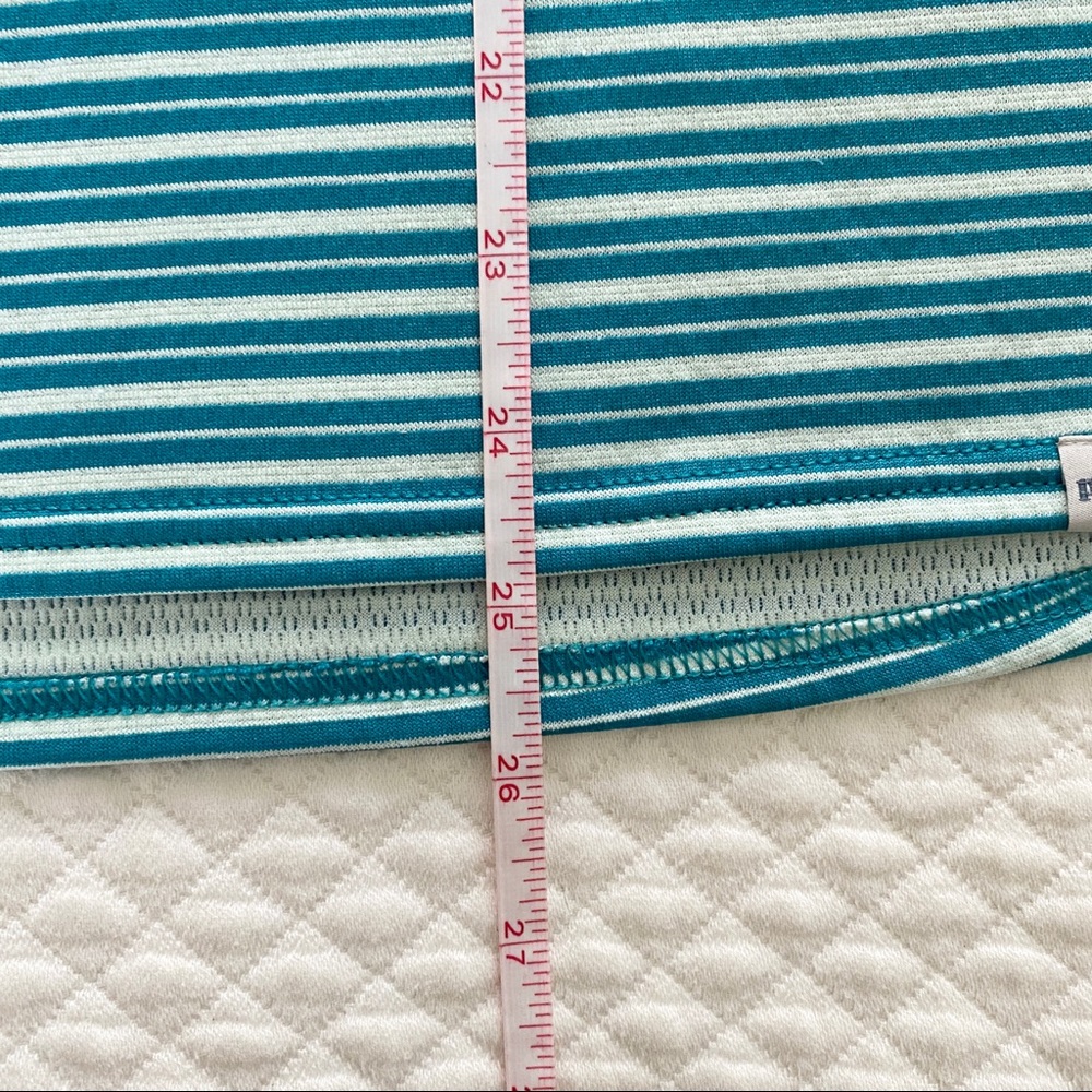 Patagonia Teal Striped Capilene 3 Women's Top - Picture 5 of 8